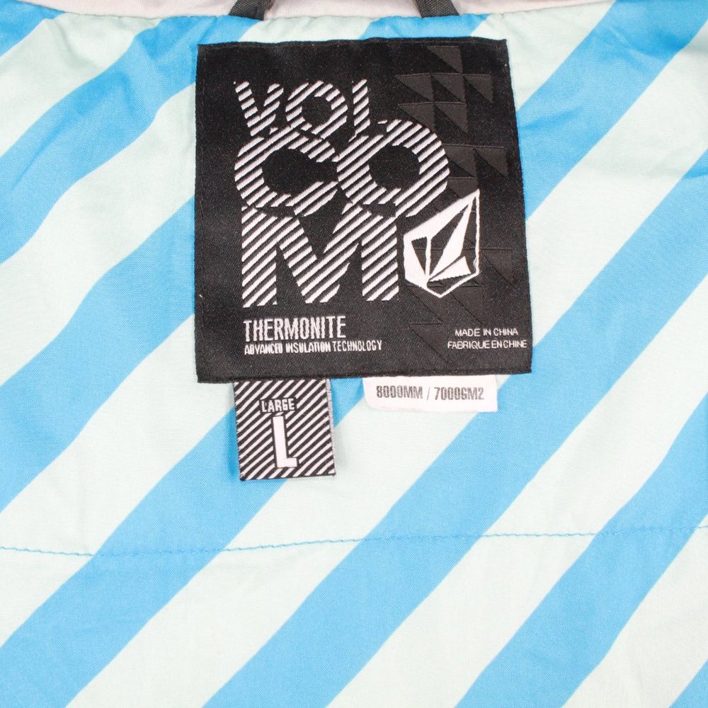 Volcom Insulated Full Zip Winter Parker Jacket L - Picture 7 of 12